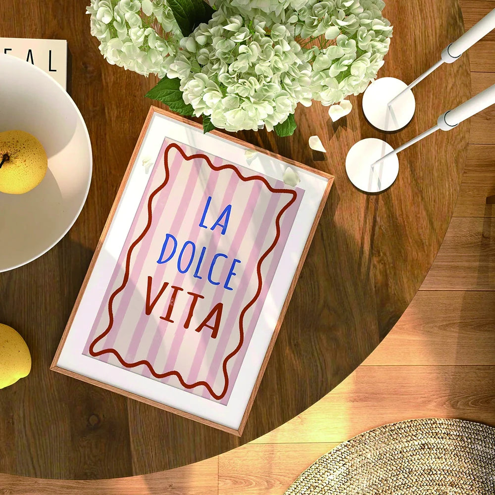 La Dolce Vita italienne moderne (Affiche)
