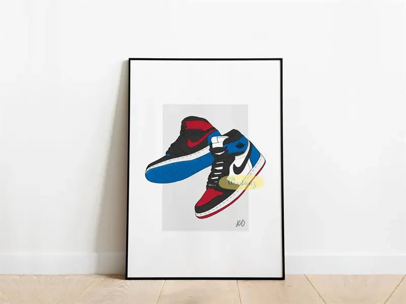Affiche Sneakers Iconiques | Impression sur Toile – Déco Murale Tendance 👟