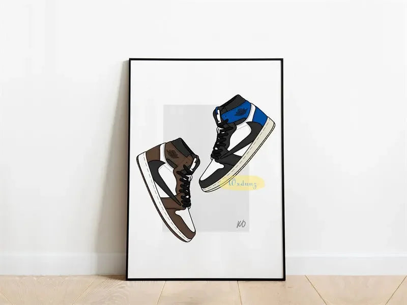 Affiche Sneakers Iconiques | Impression sur Toile – Déco Murale Tendance 👟