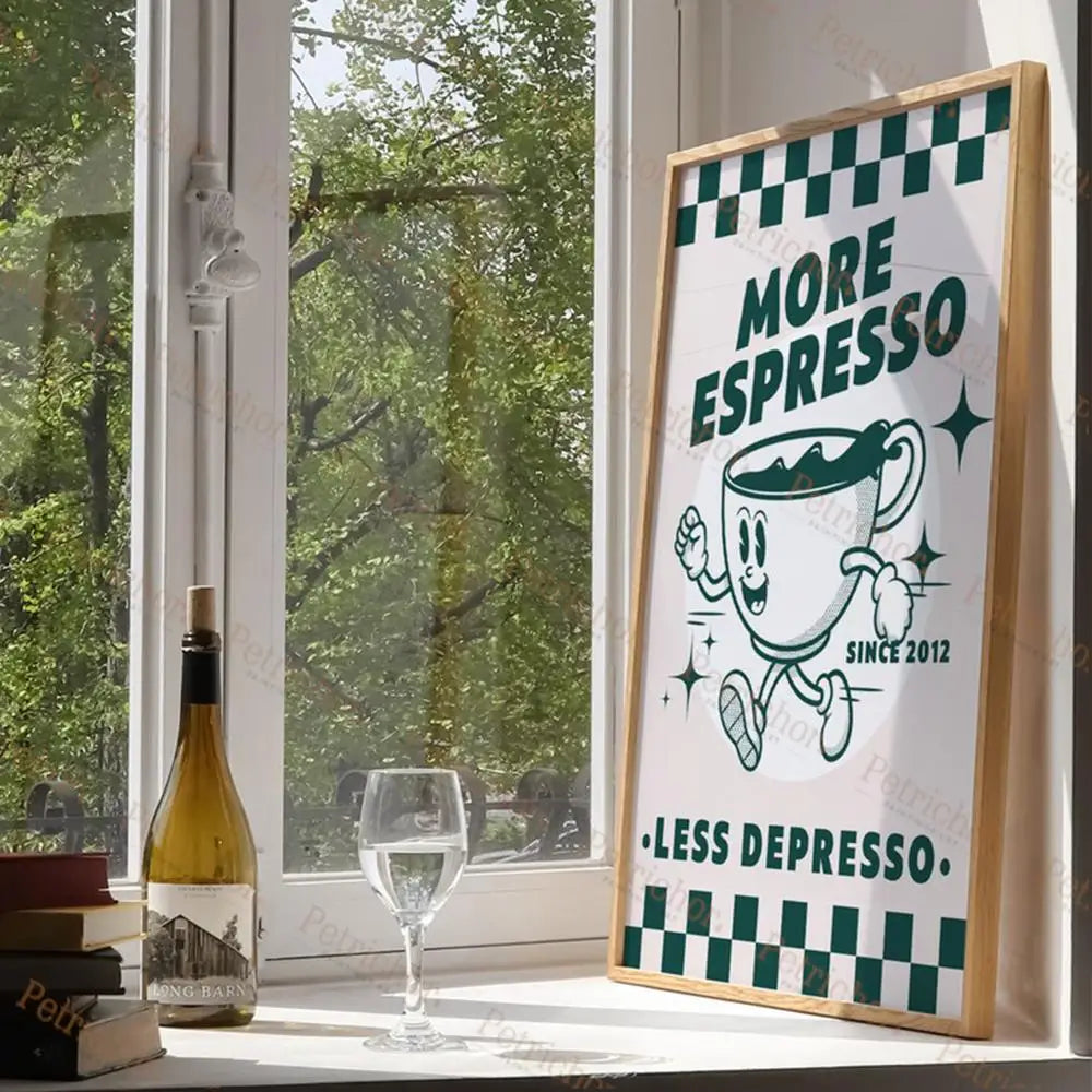 Plus d'espresso, moins depresso (affiche)