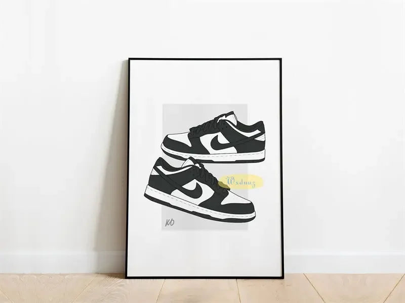 Affiche Sneakers Iconiques | Impression sur Toile – Déco Murale Tendance 👟