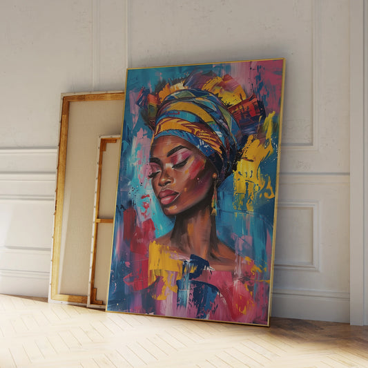 Femme noire moderne (Affiche)