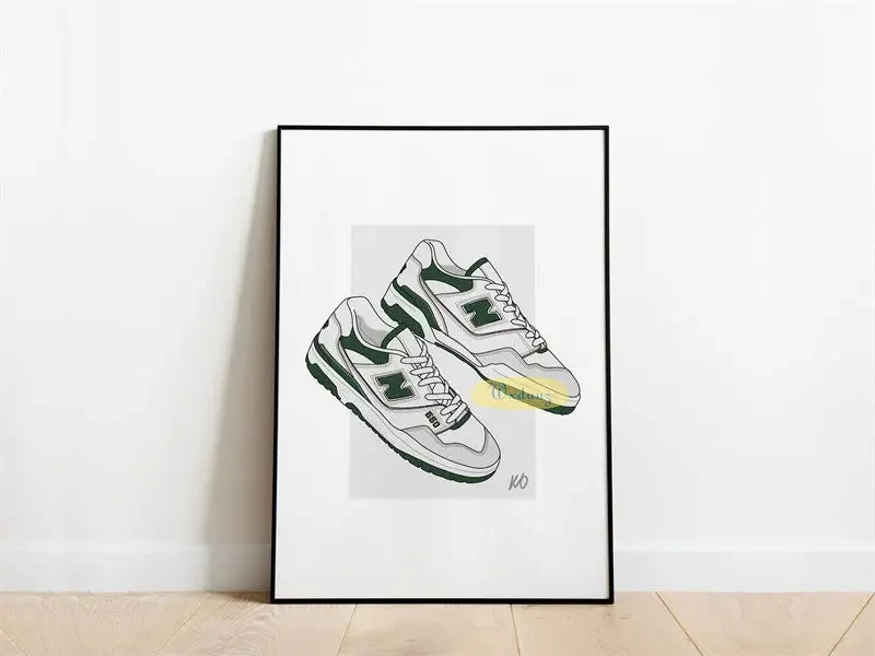 Affiche Sneakers Iconiques | Impression sur Toile – Déco Murale Tendance 👟