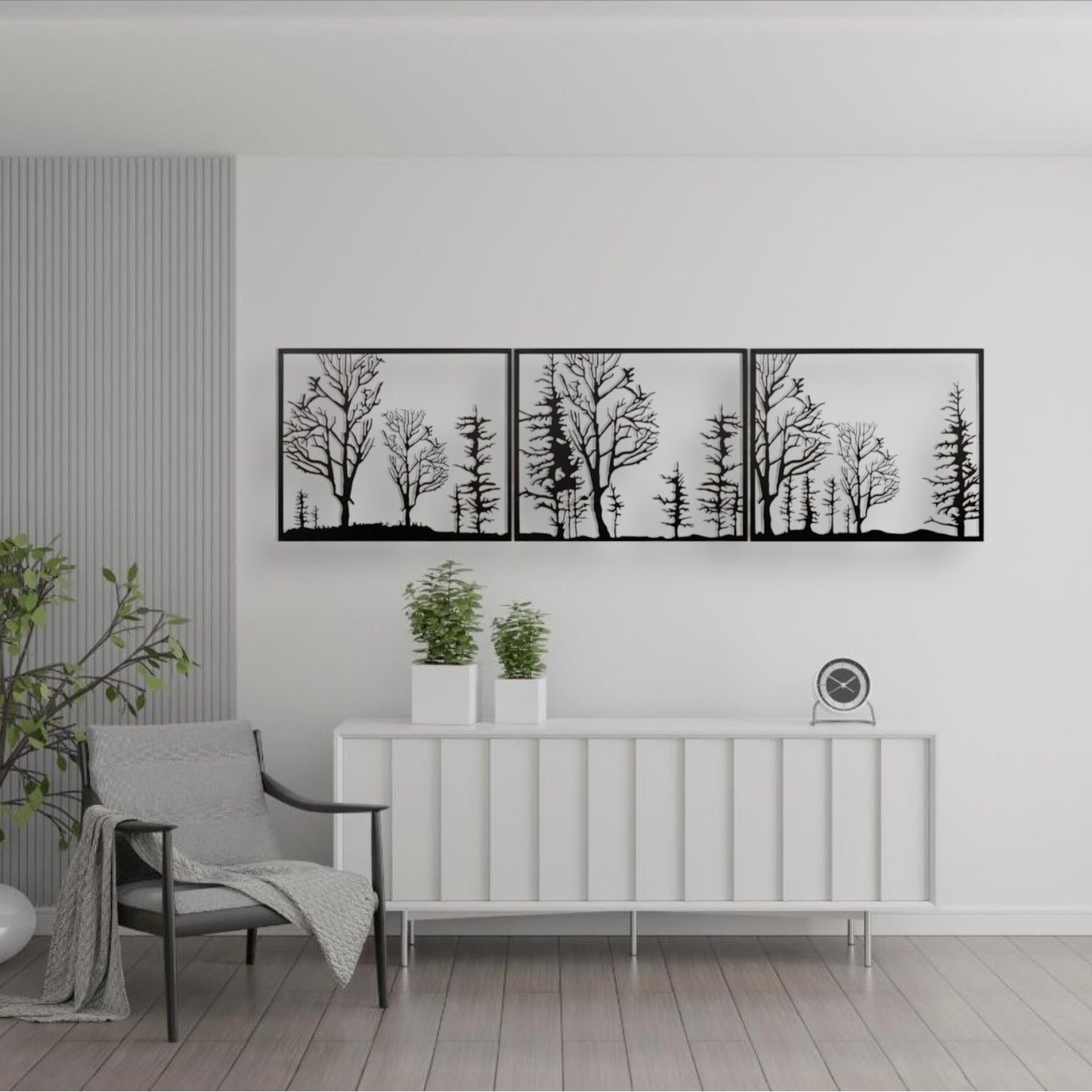 Souffle des Bois (Décoration Murale en Métal)