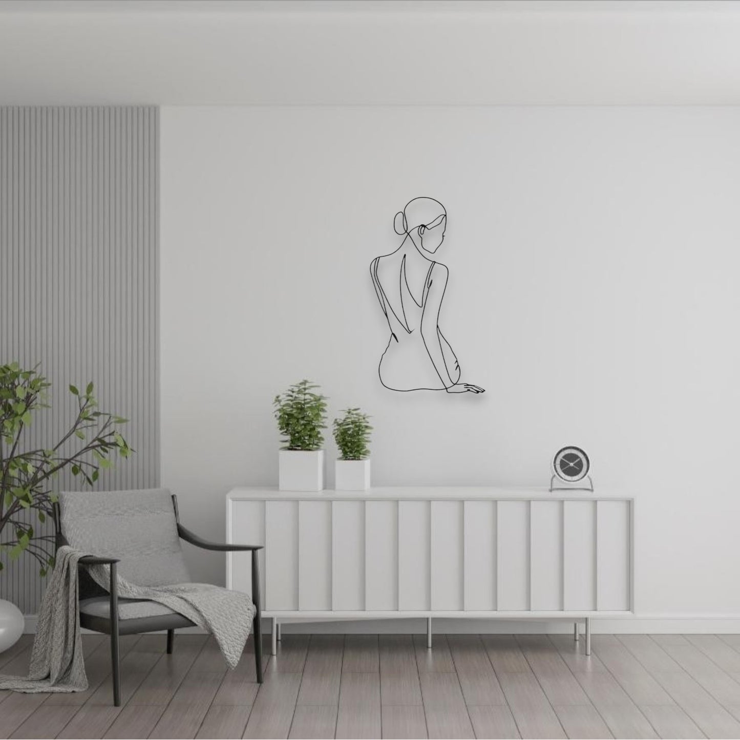 Bella (Décoration Murale en Métal)