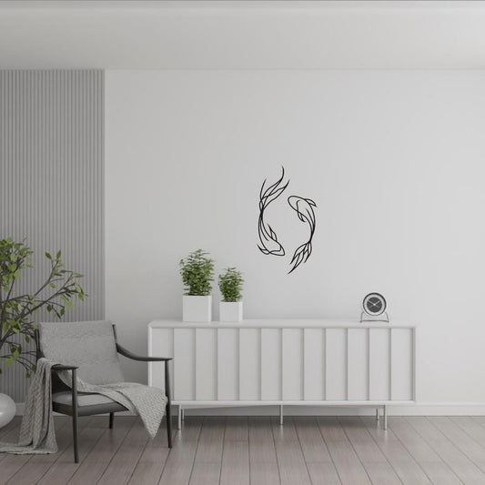 Poésie Aquatique (Décoration Murale en Métal)