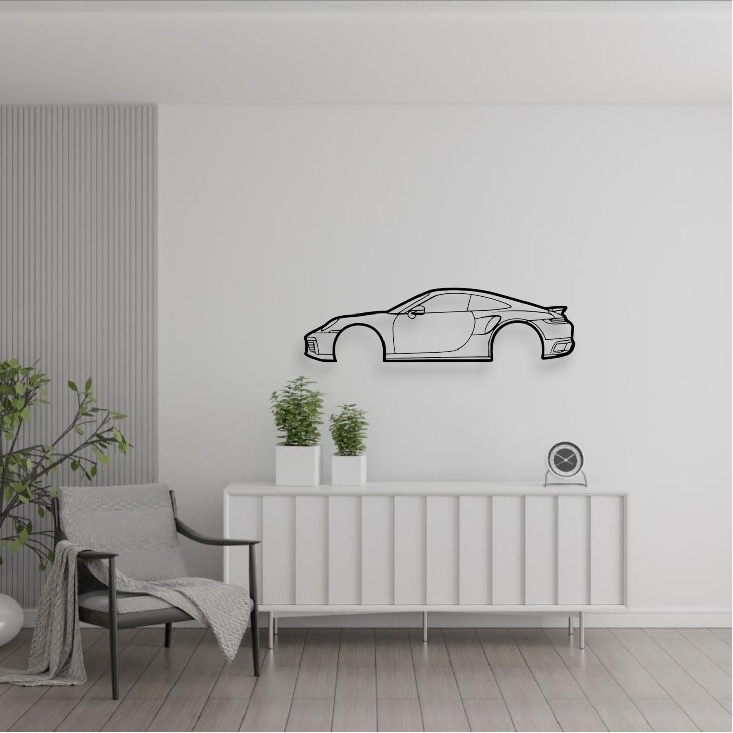 Carrera 911 (Décoration Murale en Métal)