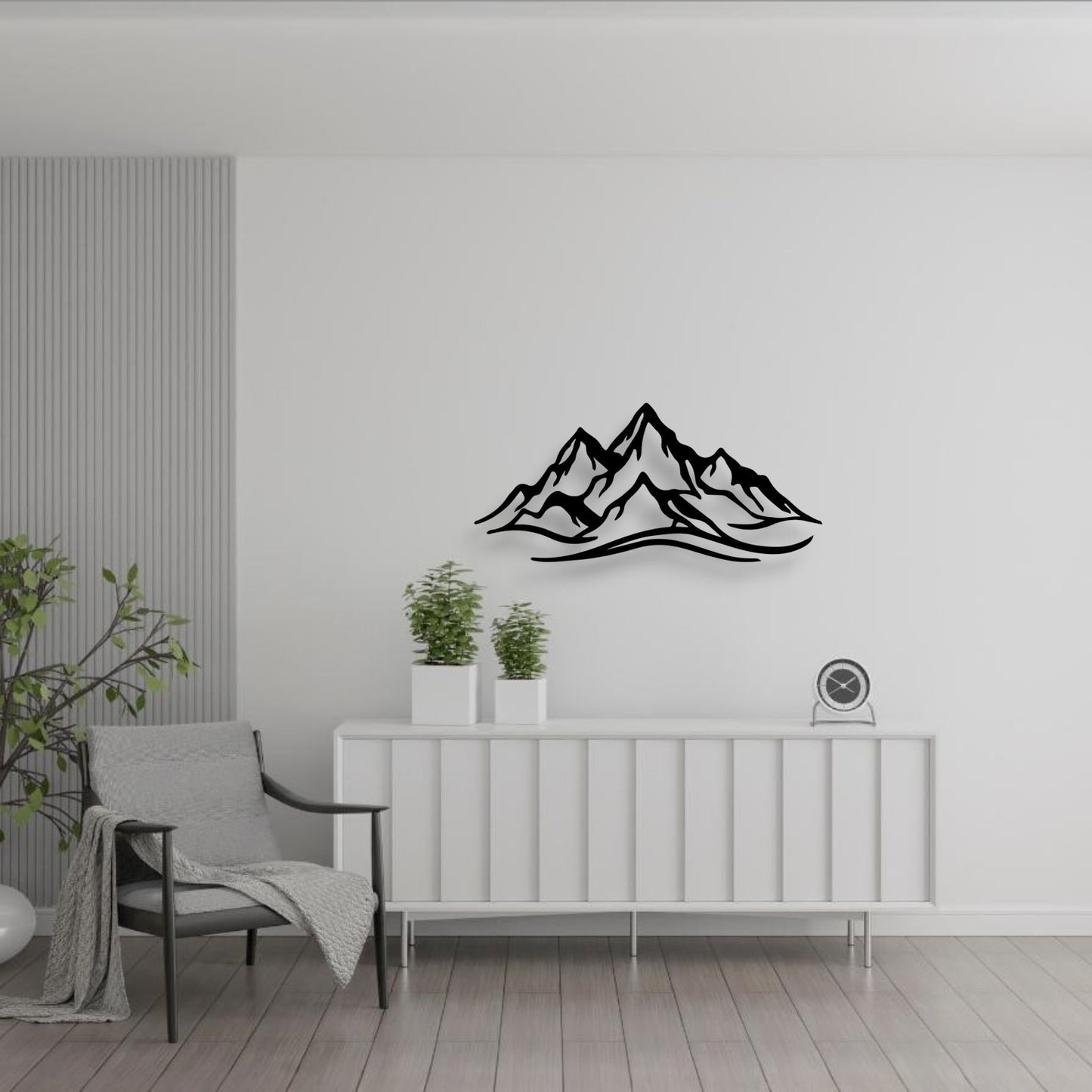 L'Appel des Sommets (Décoration Murale en Métal)