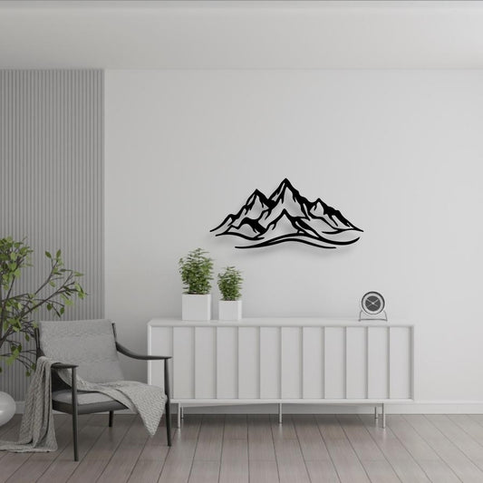 L'Appel des Sommets (Décoration Murale en Métal)