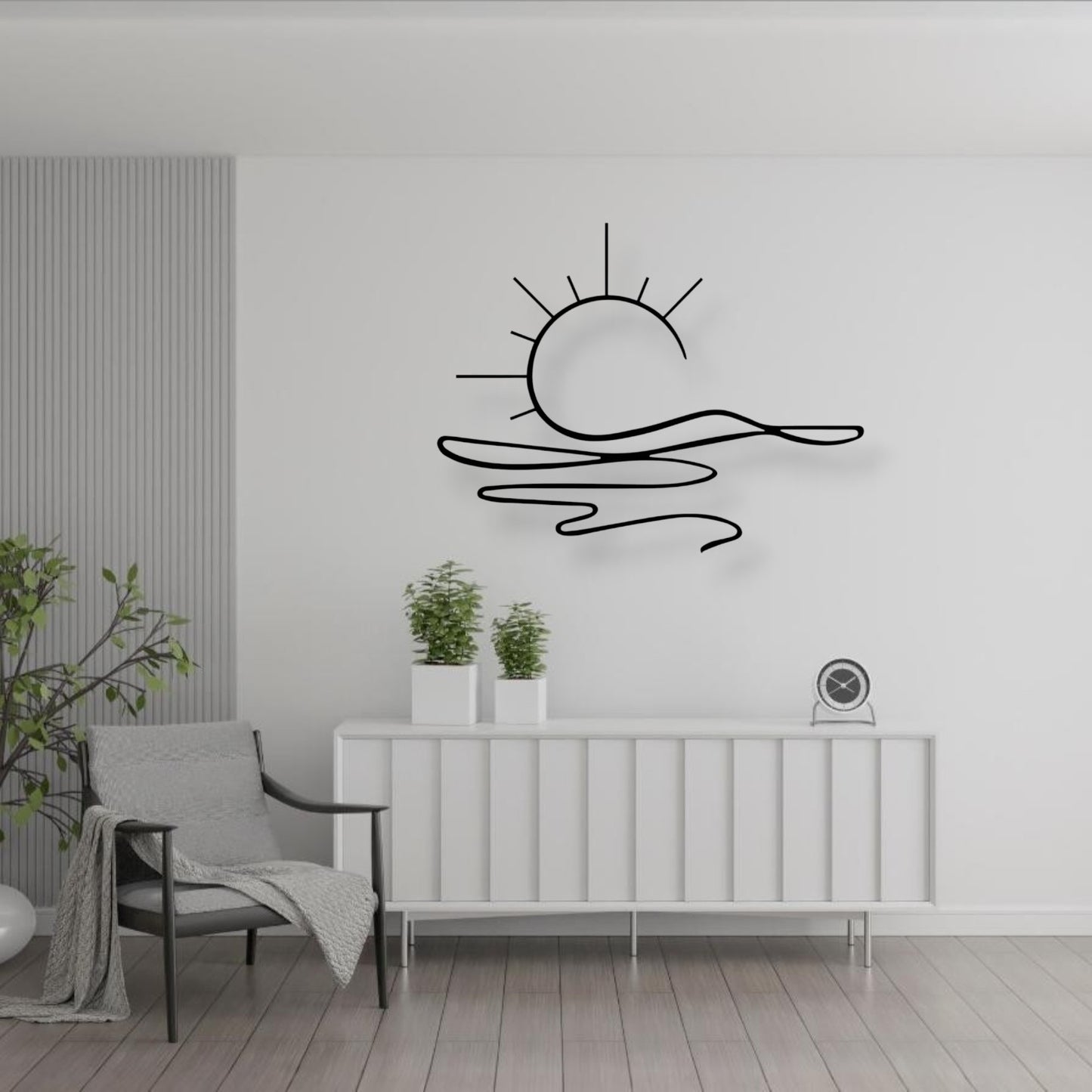 Soleil 1 (Décoration Murale en Métal)