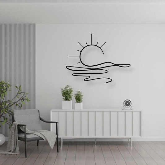 Soleil 1 (Décoration Murale en Métal)