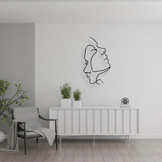 Reflets Croisés (Décoration Murale en Métal)